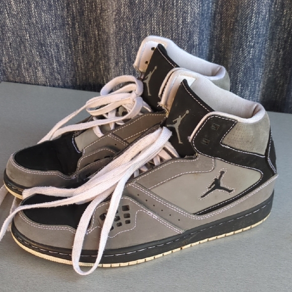 Air Jordan Gray and‎ Black Sneakers